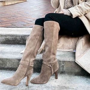 VINCE CAMUTO!! Gorgeous knee high taupe boots that will match EVERYTHING 😻 6.5